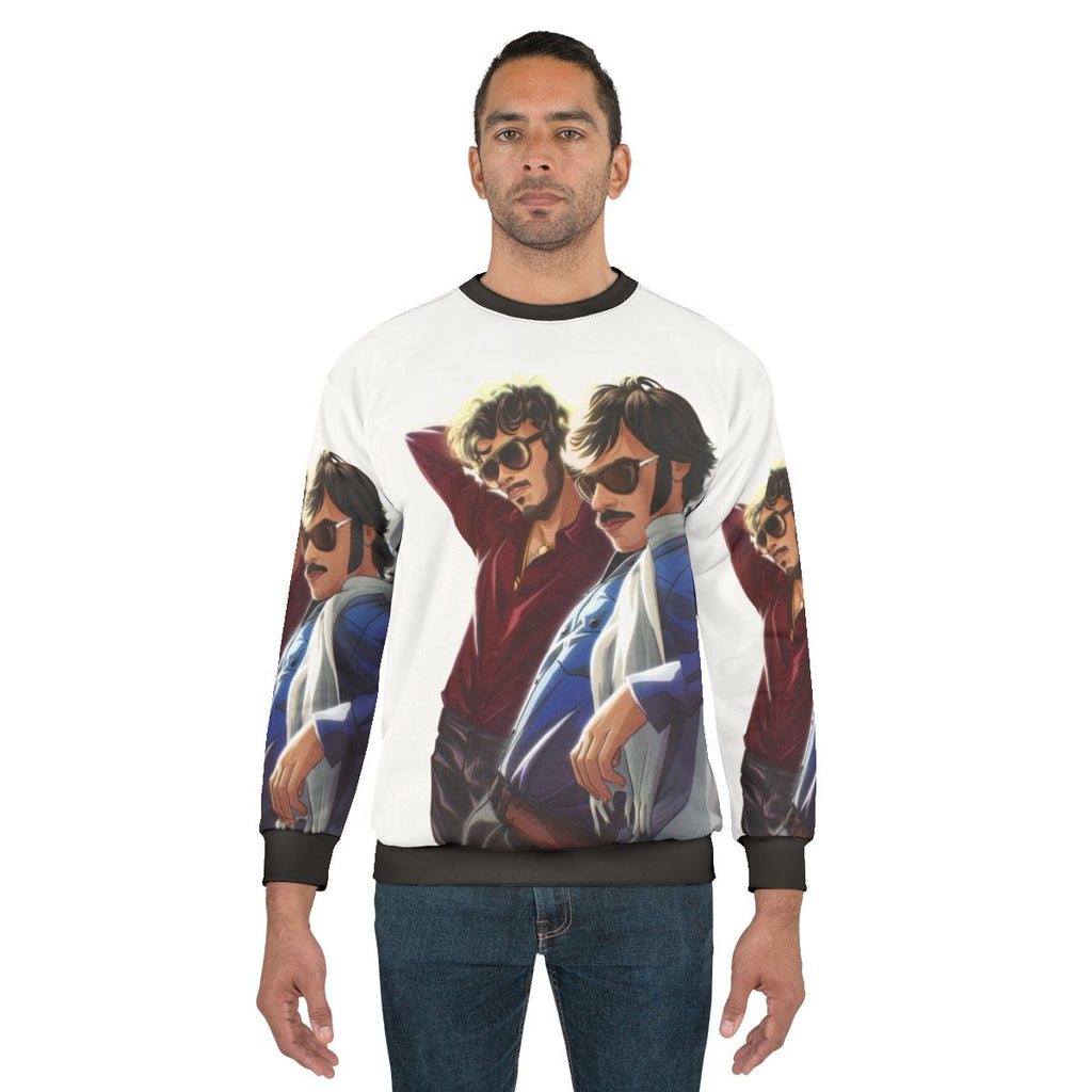 Flight Of The Conchords Comedy Sweatshirt with Bret Mckenzie and Jemaine Clement