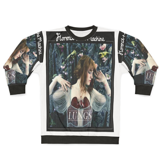 Flora Sweatshirt featuring floral pattern and Florence and The Machine band logo