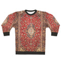 Floral Antique Persian Carpet Print Sweatshirt