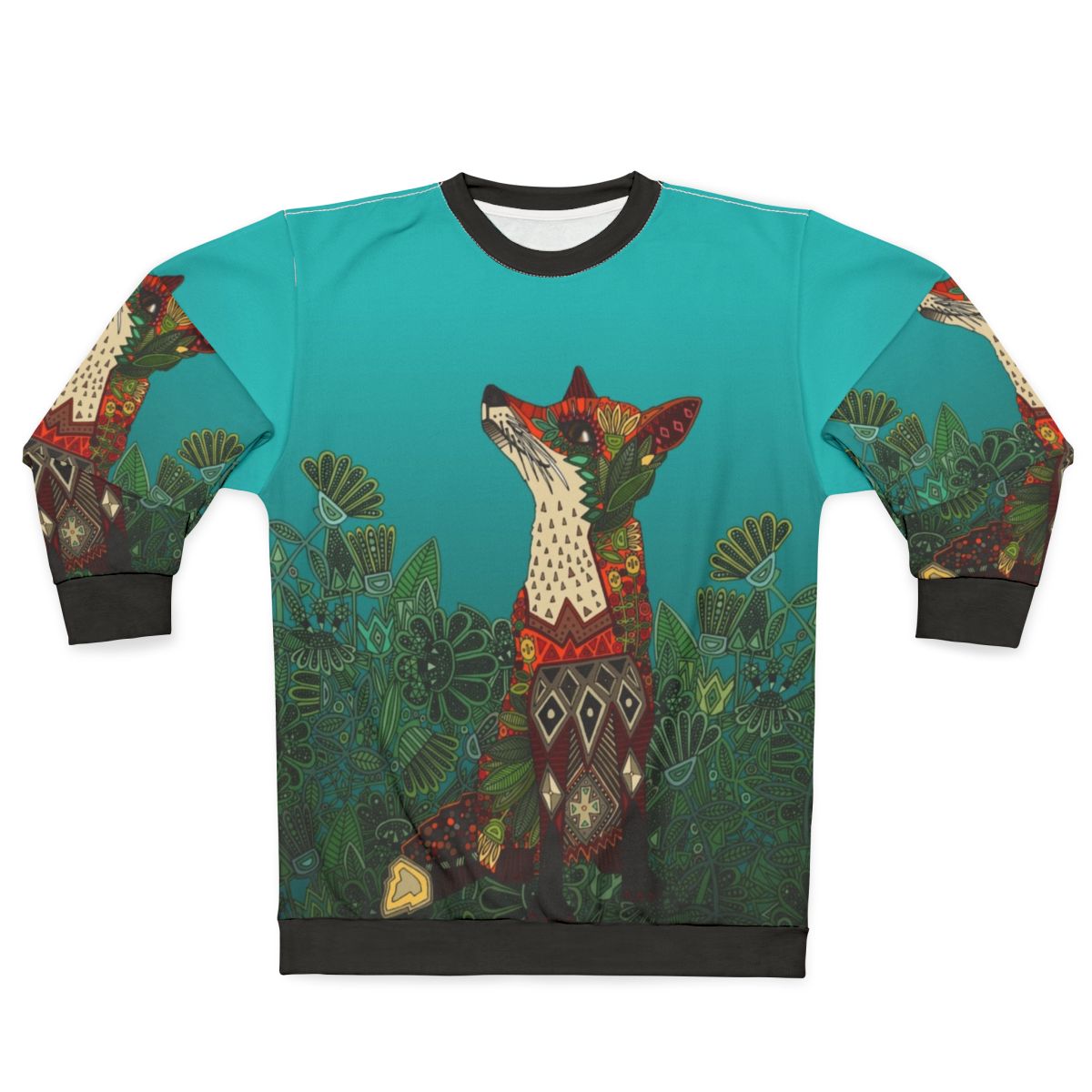 Floral Fox Botanical Sweatshirt