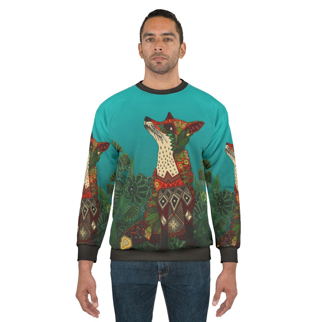 Floral Fox Botanical Sweatshirt