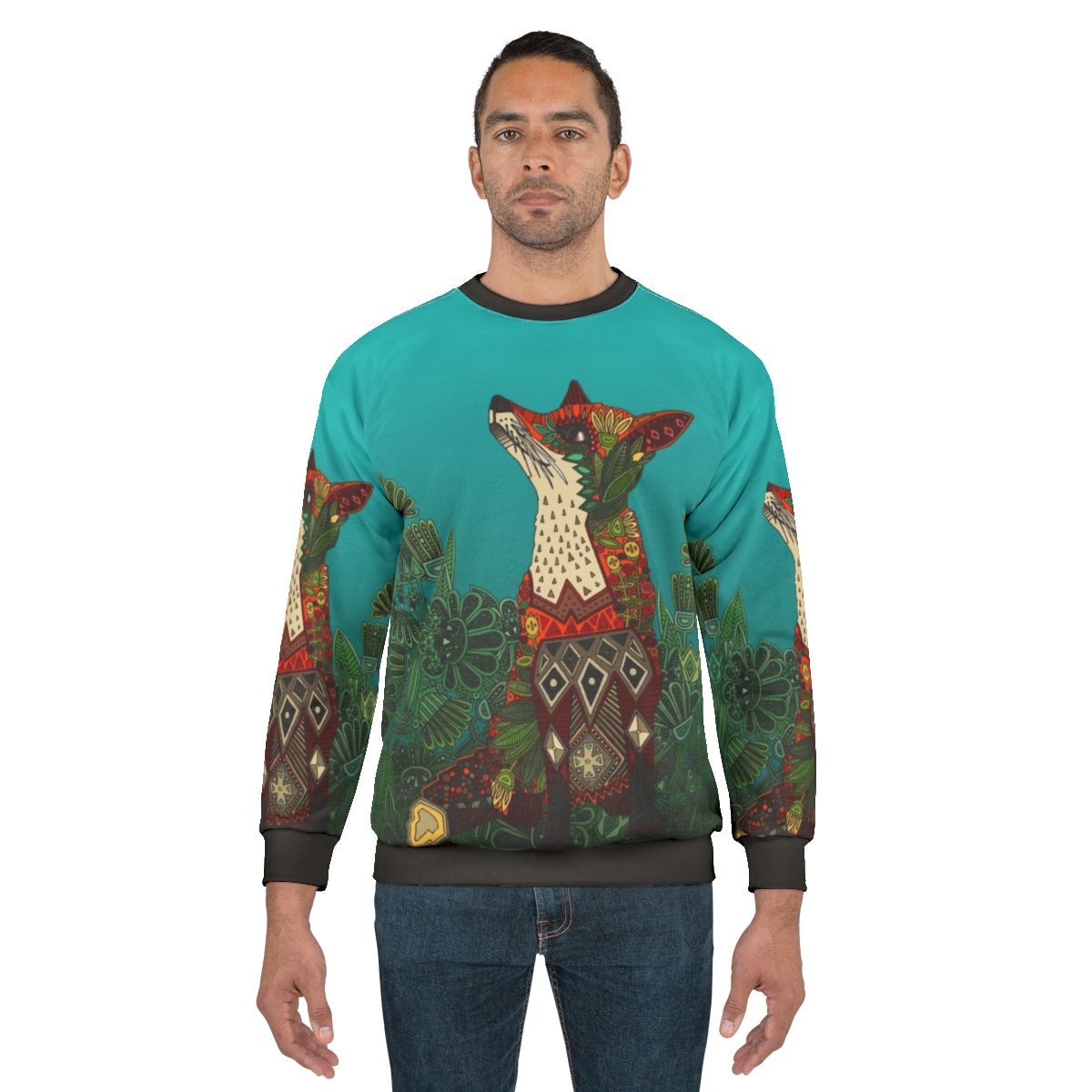 Floral Fox Botanical Sweatshirt