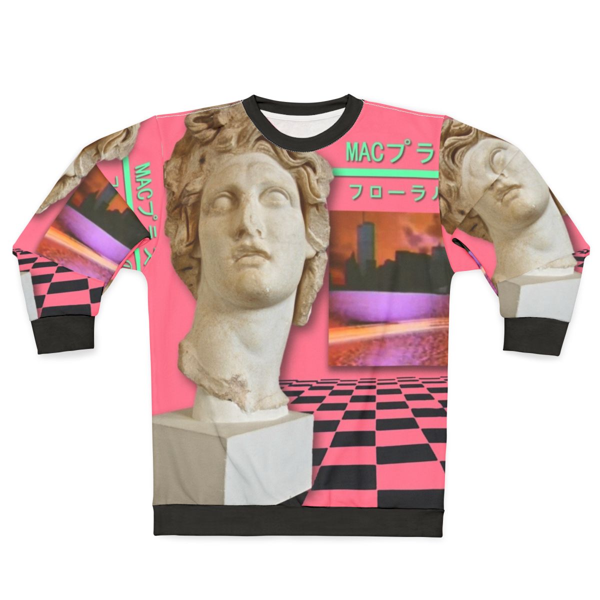 Minimalist floral shoppe macintosh plus vaporwave sweatshirt
