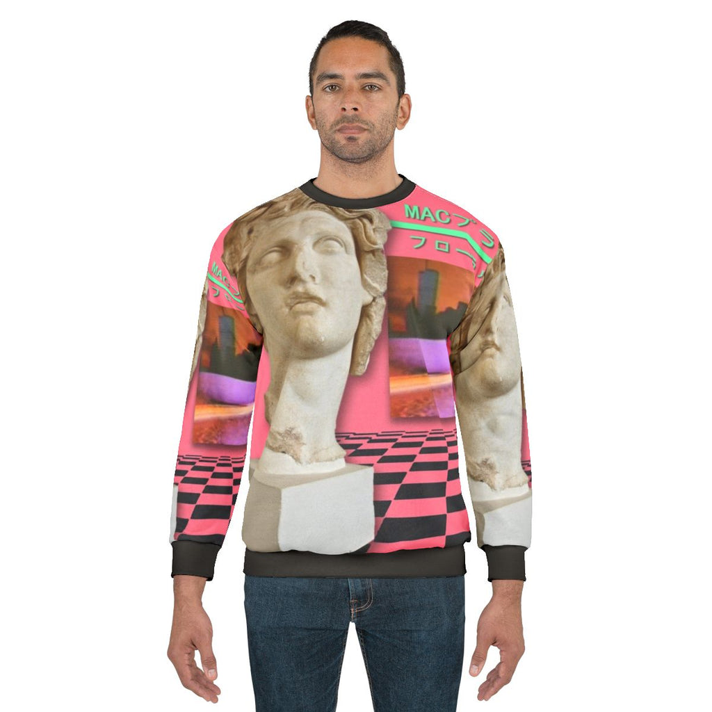 Minimalist floral shoppe macintosh plus vaporwave sweatshirt