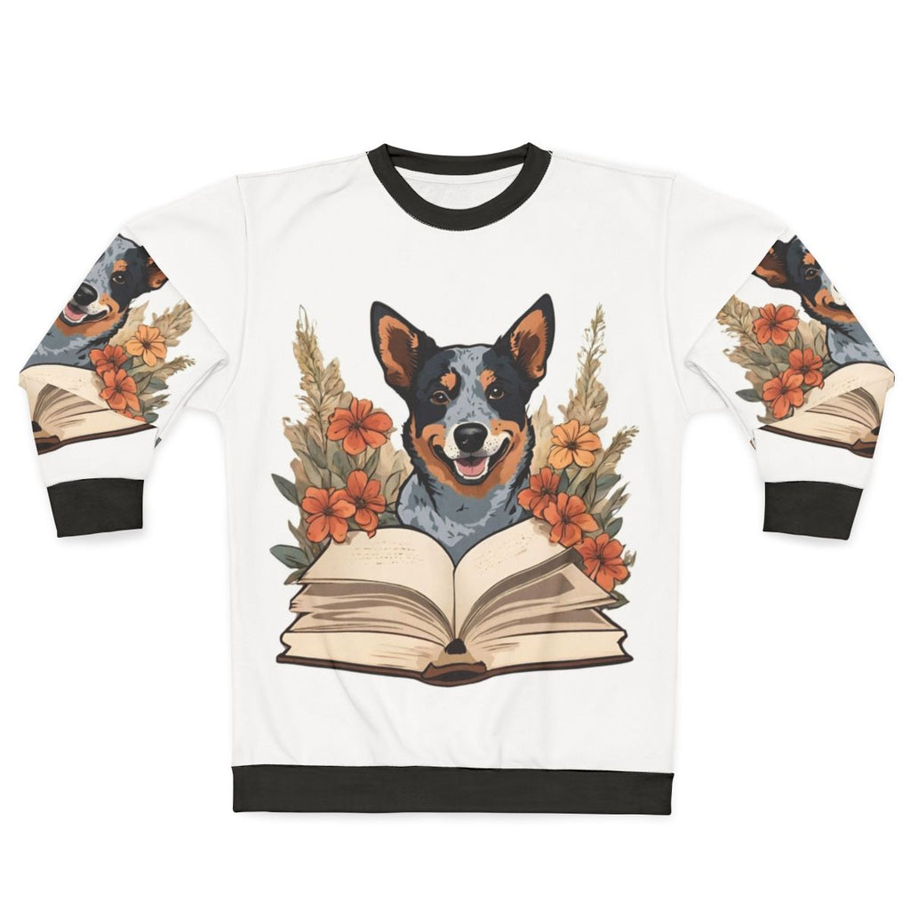 Floral Australian Cattle Dog Sweatshirt