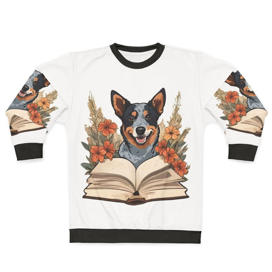 Floral Australian Cattle Dog Sweatshirt