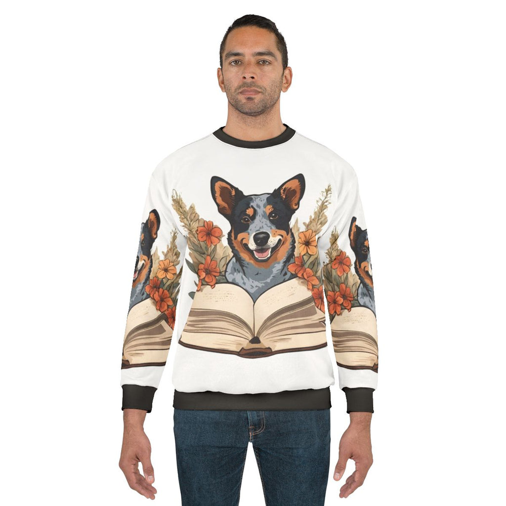 Floral Australian Cattle Dog Sweatshirt