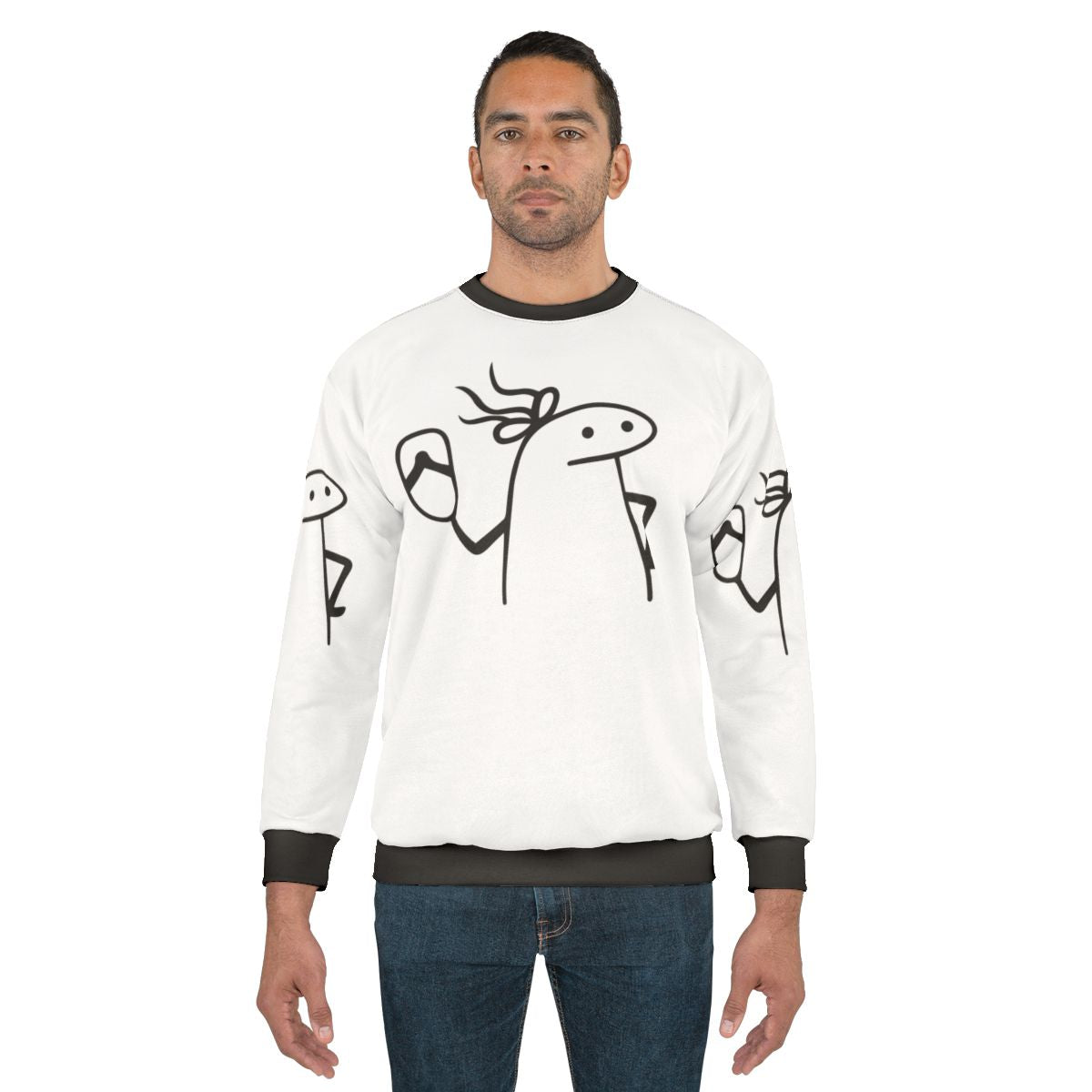 Flork Mam Latina Sweatshirt with Mexican Mom Meme