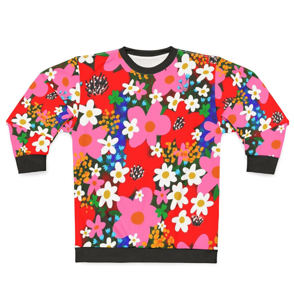 Flower Power Floral Sweatshirt