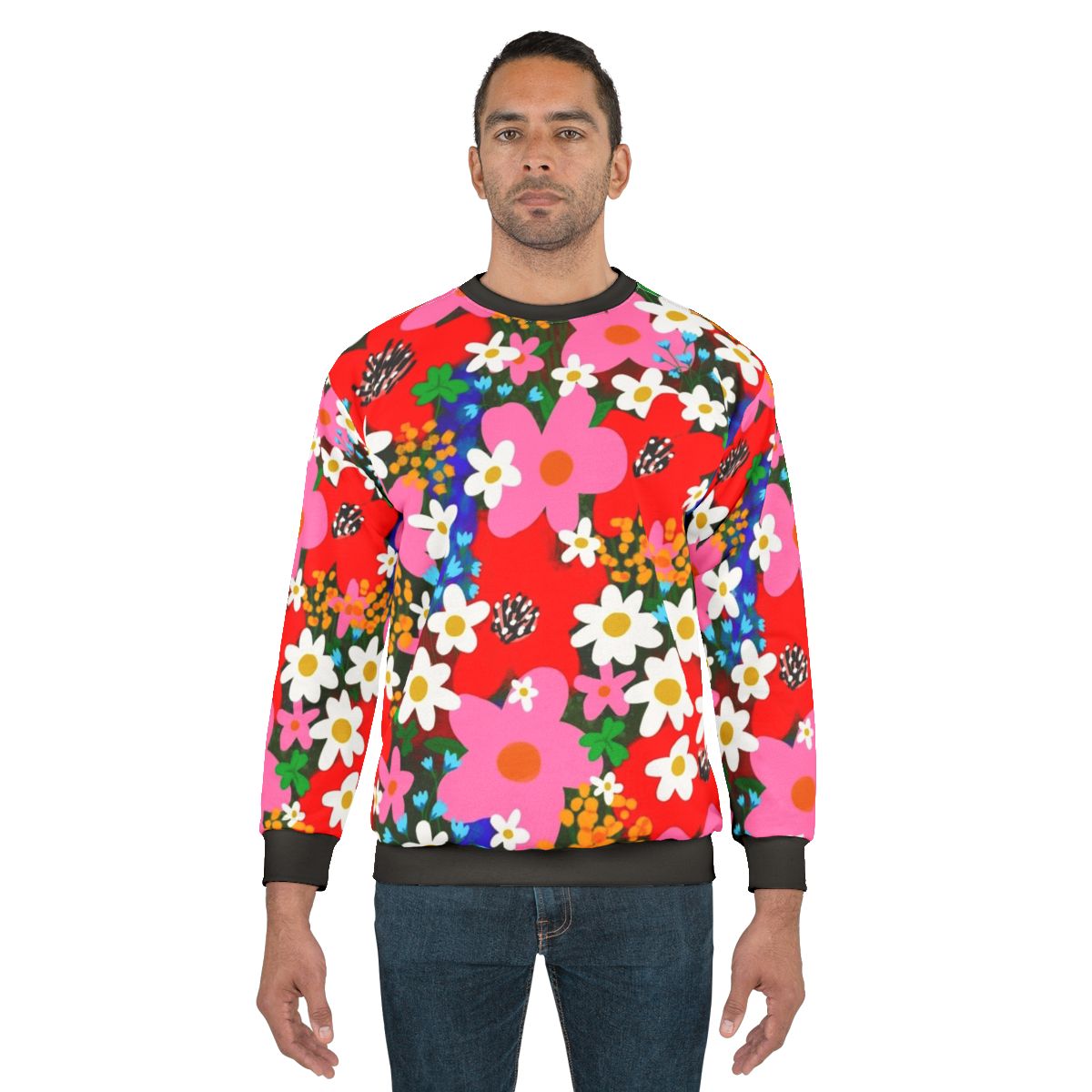 Flower Power Floral Sweatshirt