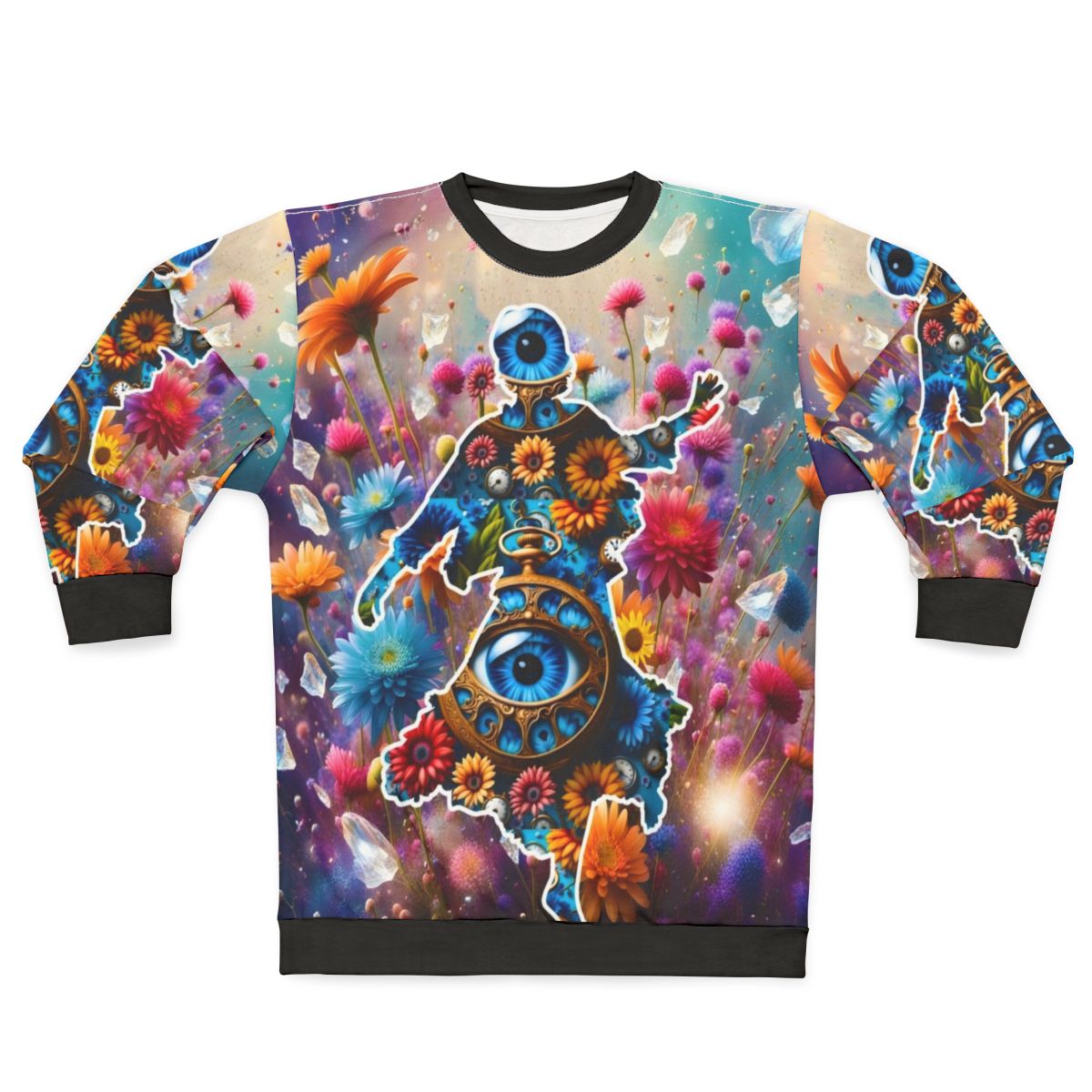 Flower Time Dancer Vintage Sweatshirt