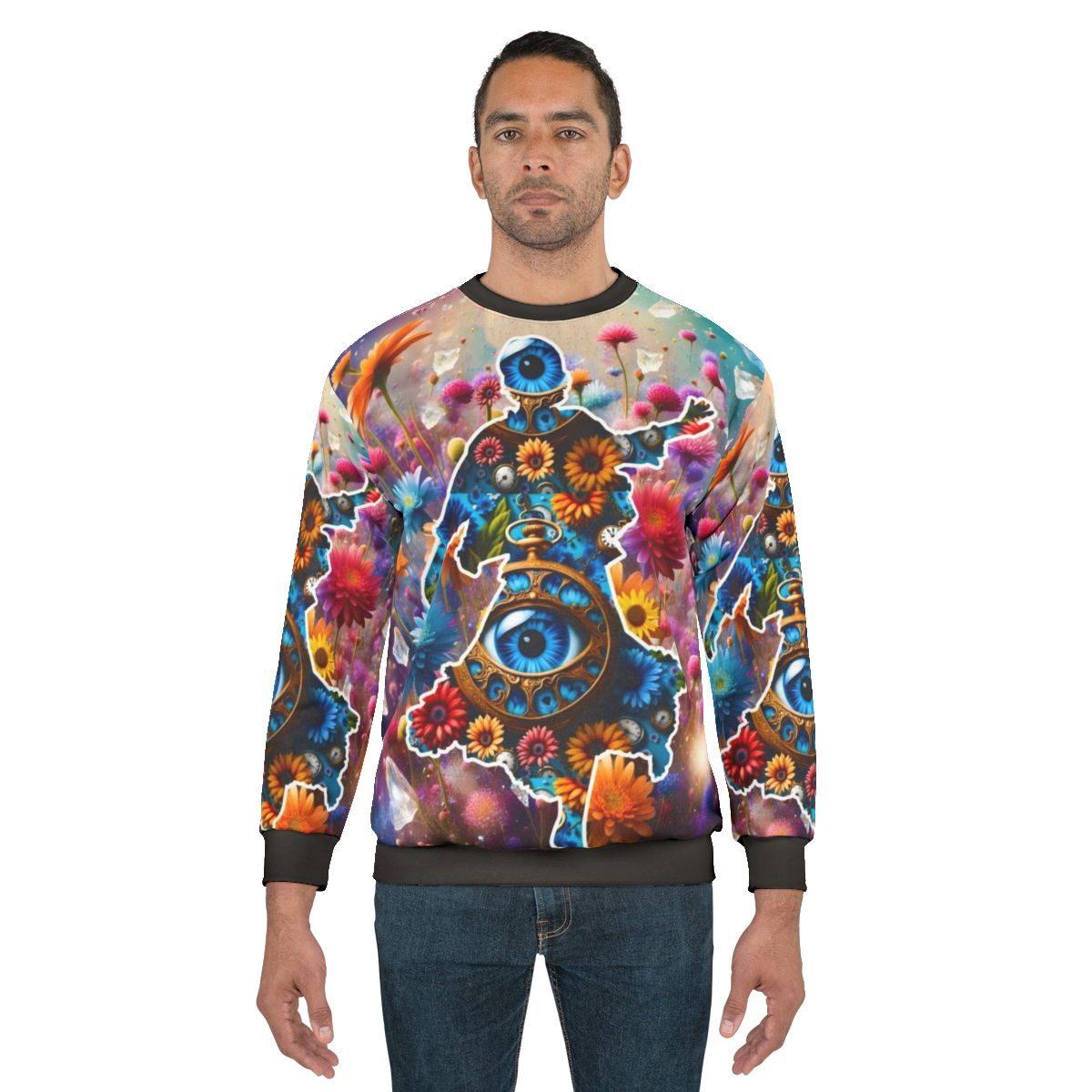 Flower Time Dancer Vintage Sweatshirt