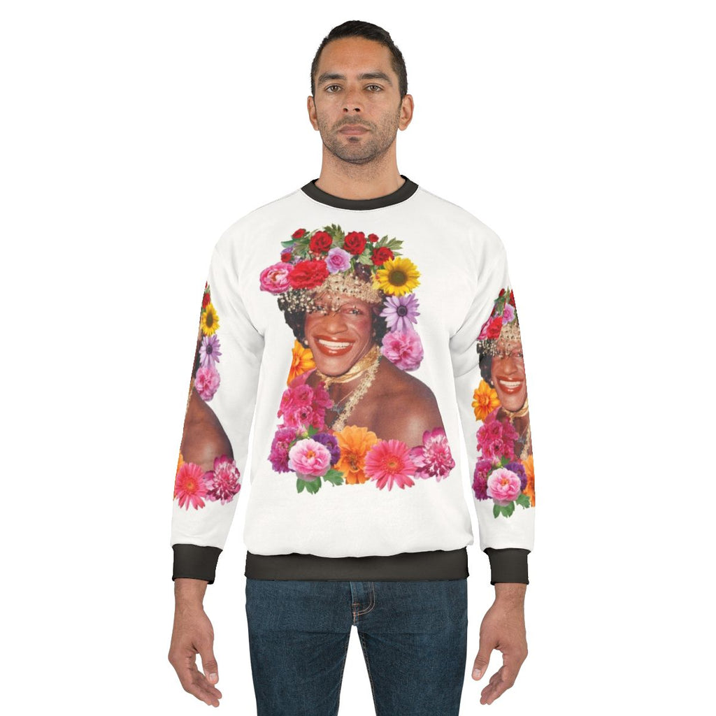 Flowerful Marsha P Johnson Pride Sweatshirt