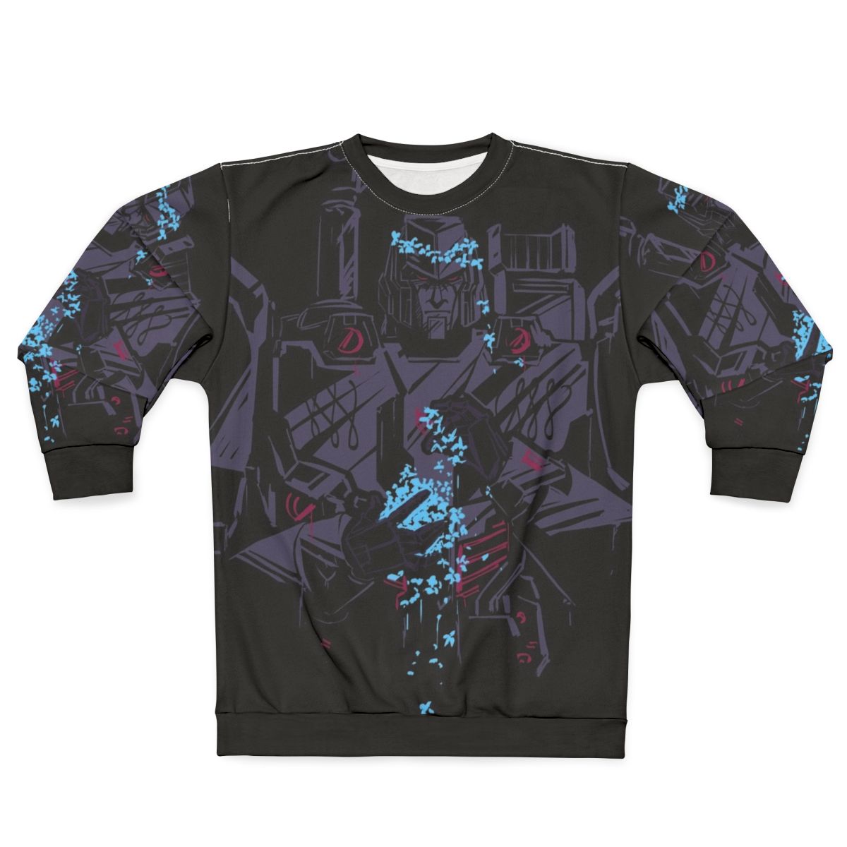 Flowers Transformers Megatron MTMTE Sweatshirt