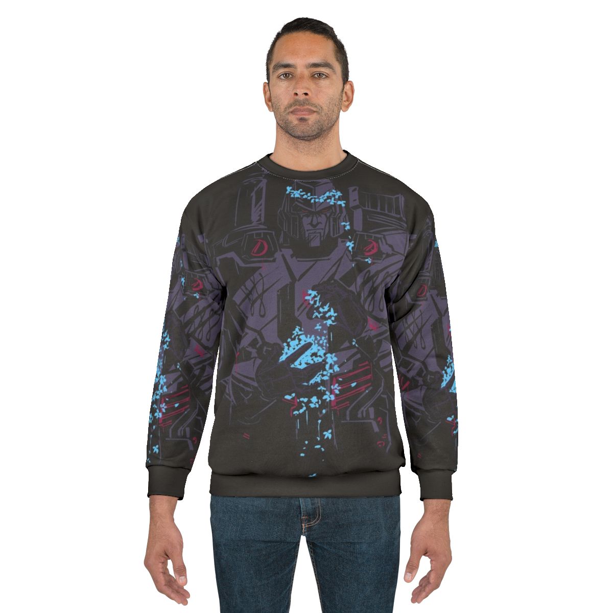 Flowers Transformers Megatron MTMTE Sweatshirt