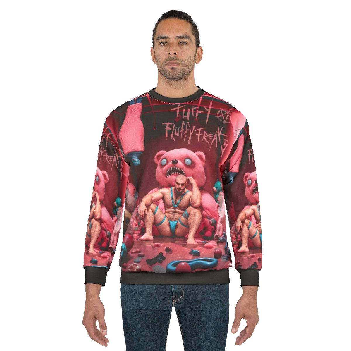 Fluffy Furry Astra Zero Sweatshirt for Gay Men