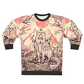 Amaterasu inspired fluffy goddess sweatshirt