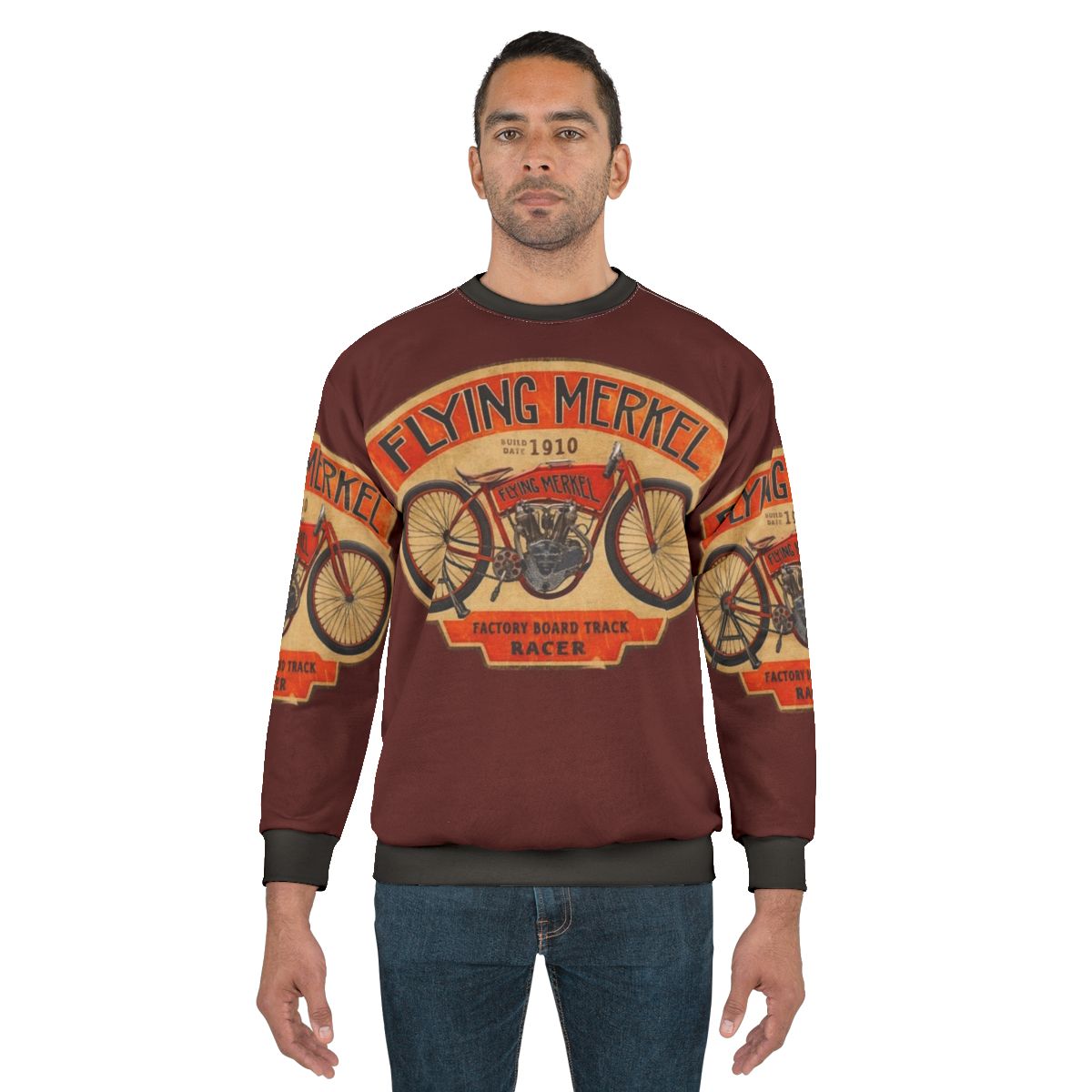 Vintage Flying Merkel Logo Sweatshirt