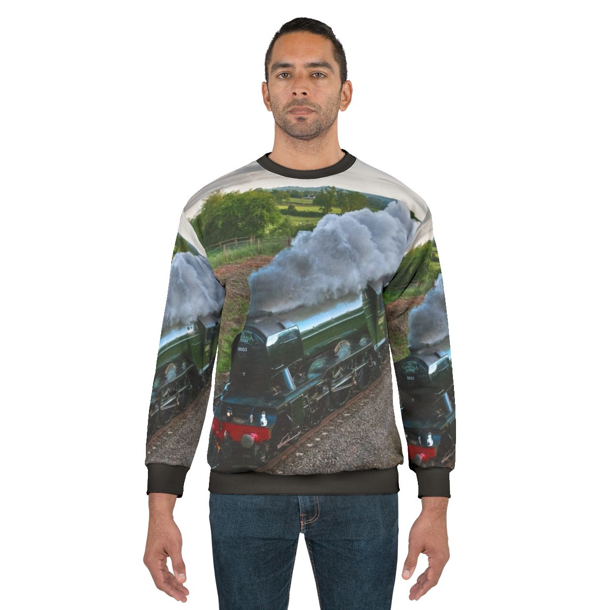 Flying Scotsman Steam Train Sweatshirt