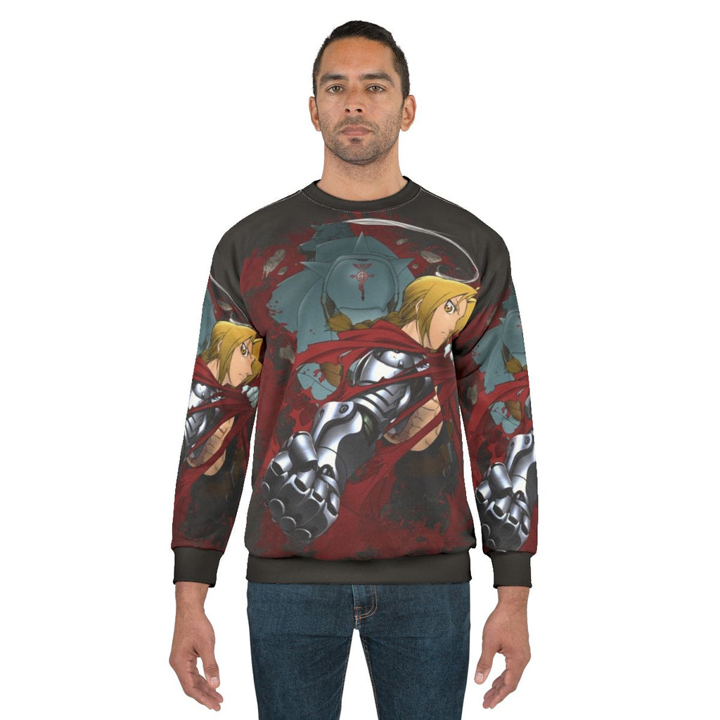Fullmetal Alchemist Sweatshirt with Alchemy and Brotherhood Symbols