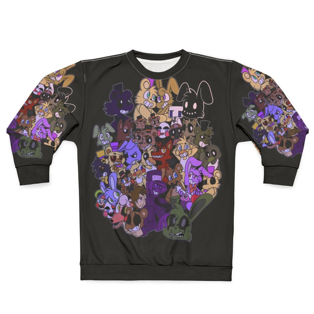 FNAF Sweatshirt featuring Five Nights at Freddy's characters