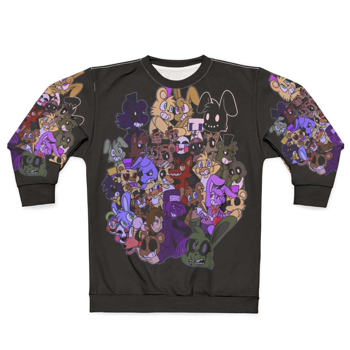FNAF Sweatshirt featuring Five Nights at Freddy's characters