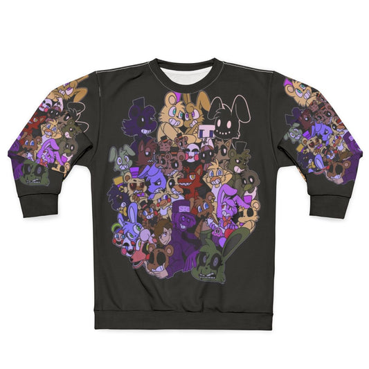 FNAF Sweatshirt featuring Five Nights at Freddy's characters