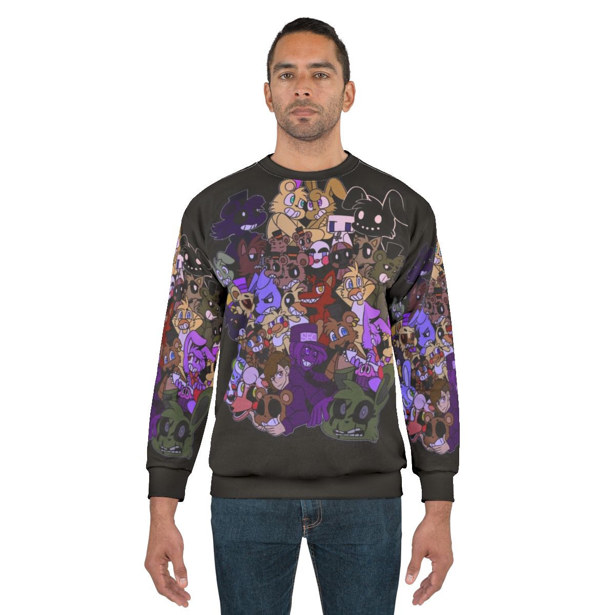 FNAF Sweatshirt featuring Five Nights at Freddy's characters