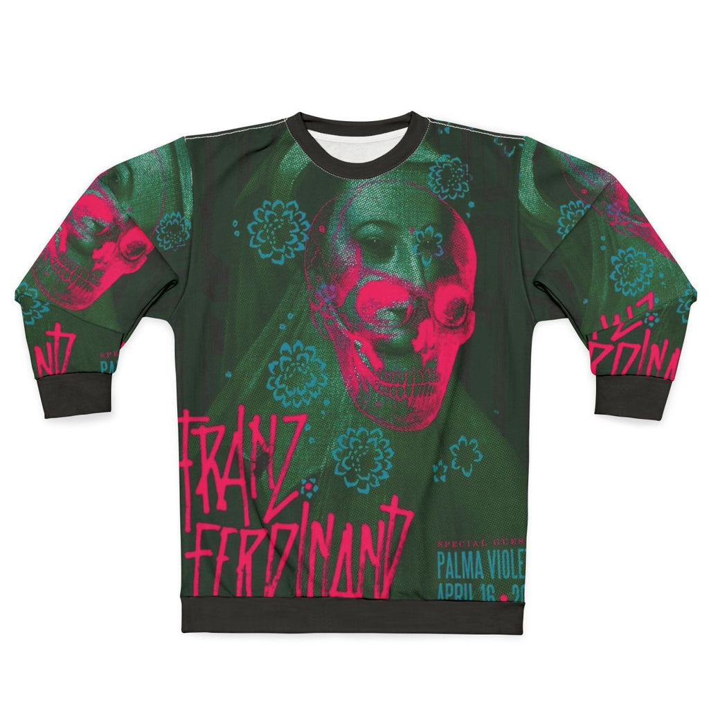 Fonda Theatre Sweatshirt with Vintage Indie Music Skull Design