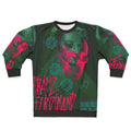Fonda Theatre Sweatshirt with Vintage Indie Music Skull Design