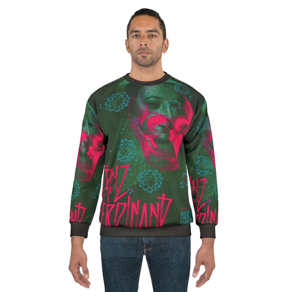 Fonda Theatre Sweatshirt with Vintage Indie Music Skull Design