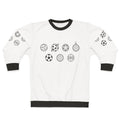 Creative Football Soccer Ball Sweatshirt with Minimalist Design