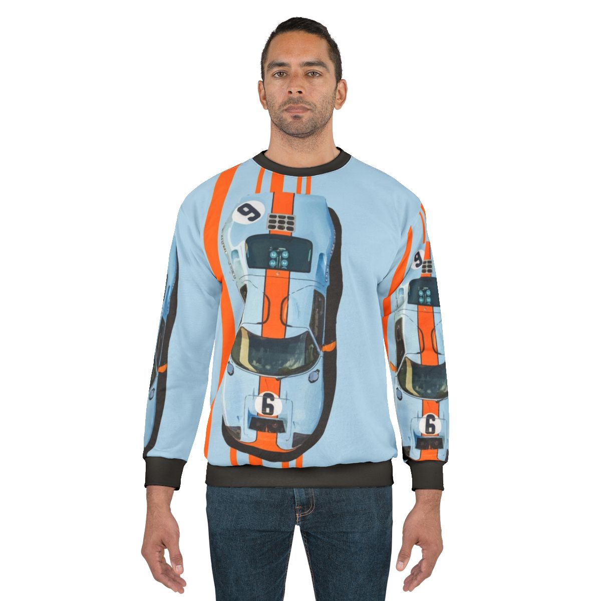 Ford GT40 Mk2 1969 Sweatshirt featuring classic race car art