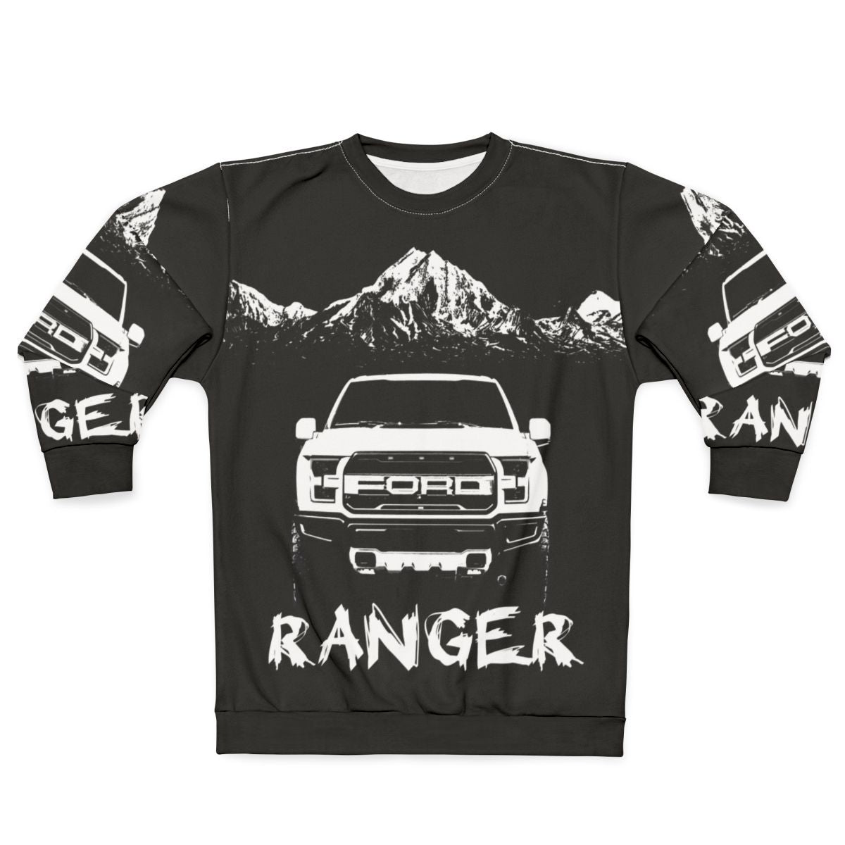 Ford Ranger Sweatshirt with Overlanding and Country Designs