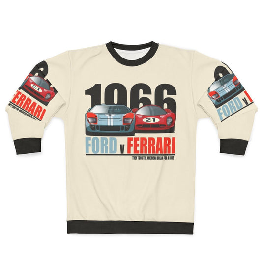 Ford Vs Ferrari Le Mans 1966 Racing Sweatshirt