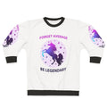 Forget Average Be Legendary Unicorn Valentine Sweatshirt