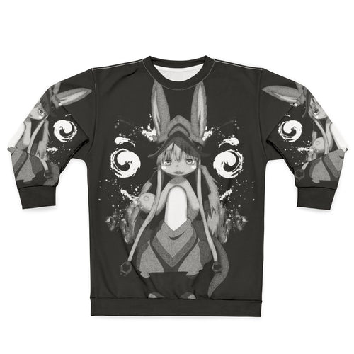 "Former Human Self" Made in Abyss Inspired Sweatshirt with Nanachi and Nuar Designs