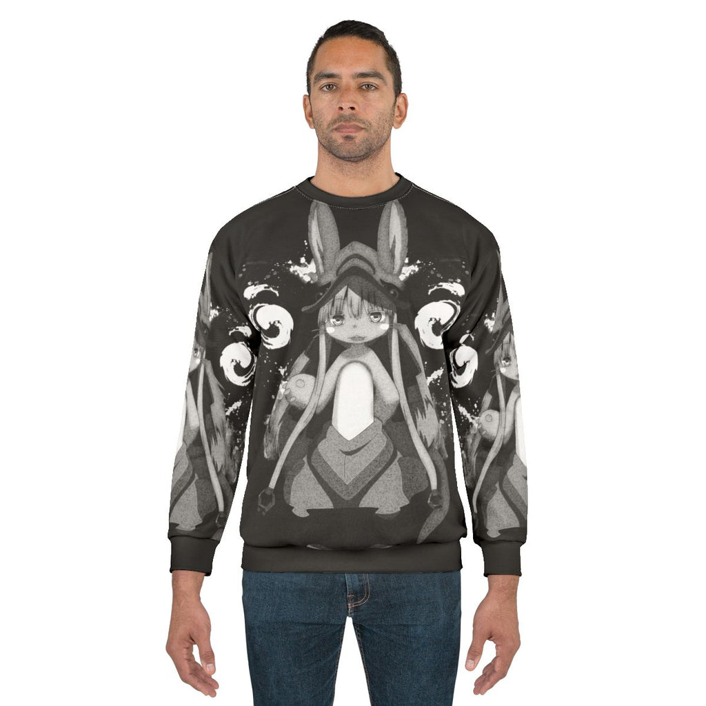 "Former Human Self" Made in Abyss Inspired Sweatshirt with Nanachi and Nuar Designs