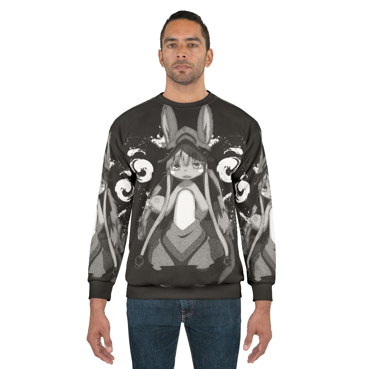 "Former Human Self" Made in Abyss Inspired Sweatshirt with Nanachi and Nuar Designs