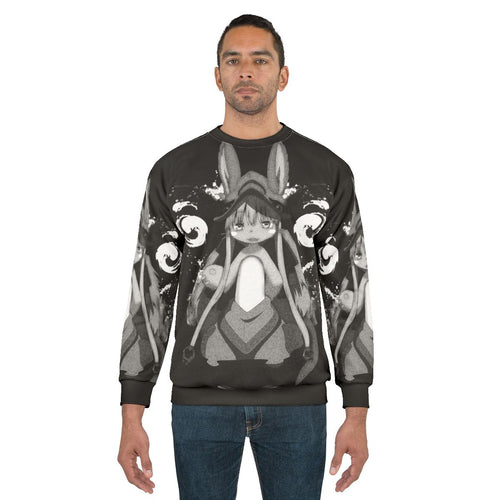 "Former Human Self" Made in Abyss Inspired Sweatshirt with Nanachi and Nuar Designs
