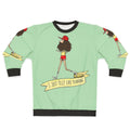 Forrest Gump inspired sweatshirt with quote "I Just Felt Like Running"