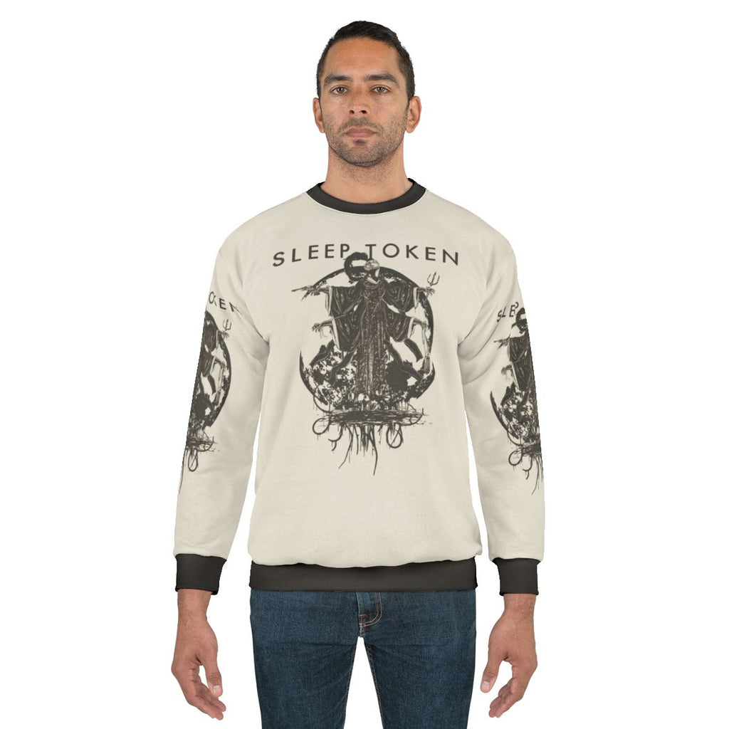 Four Hands One Face Sleep Token Progressive Metal Sweatshirt
