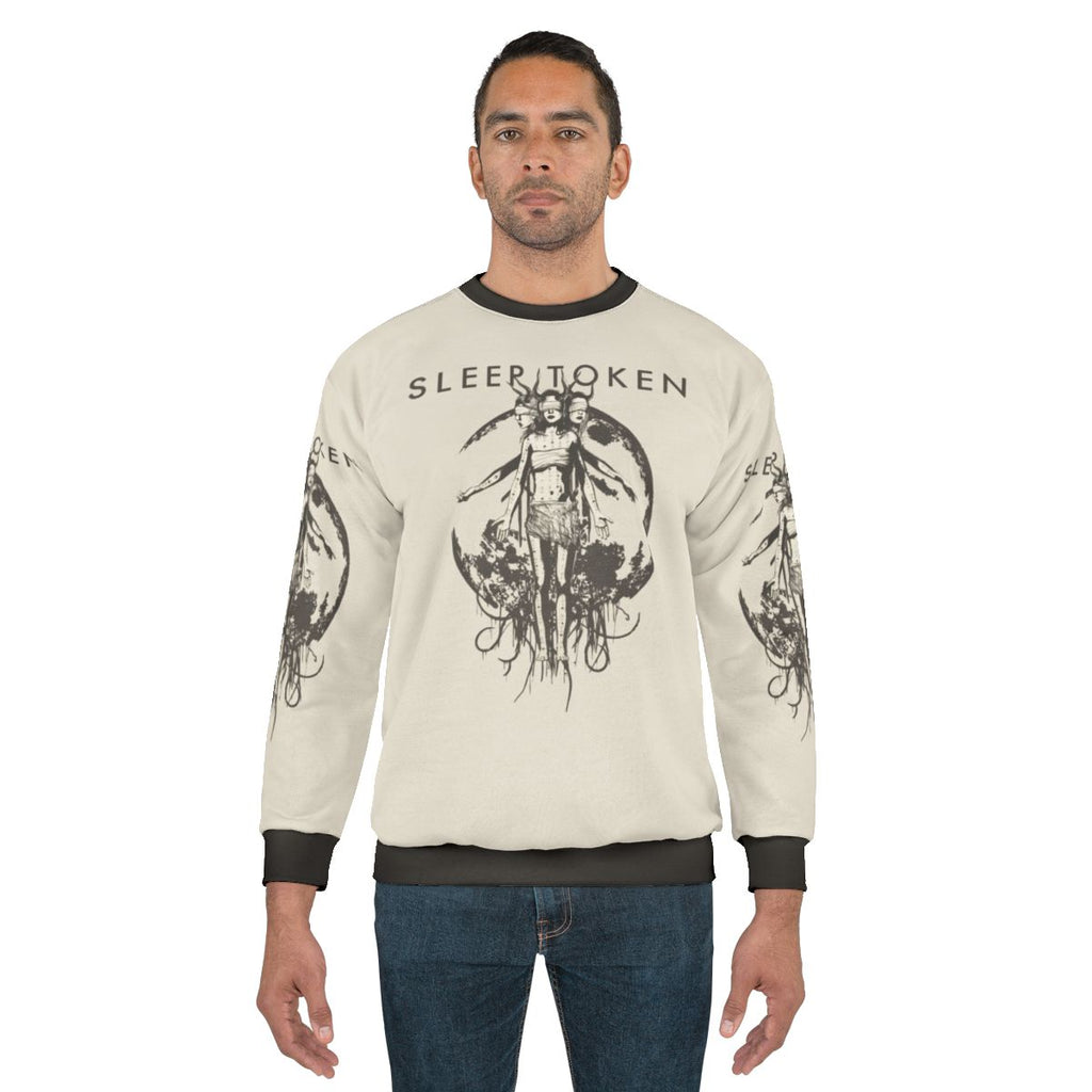 Four Hands Triple Face Sweatshirt featuring the Sleep Token band logo