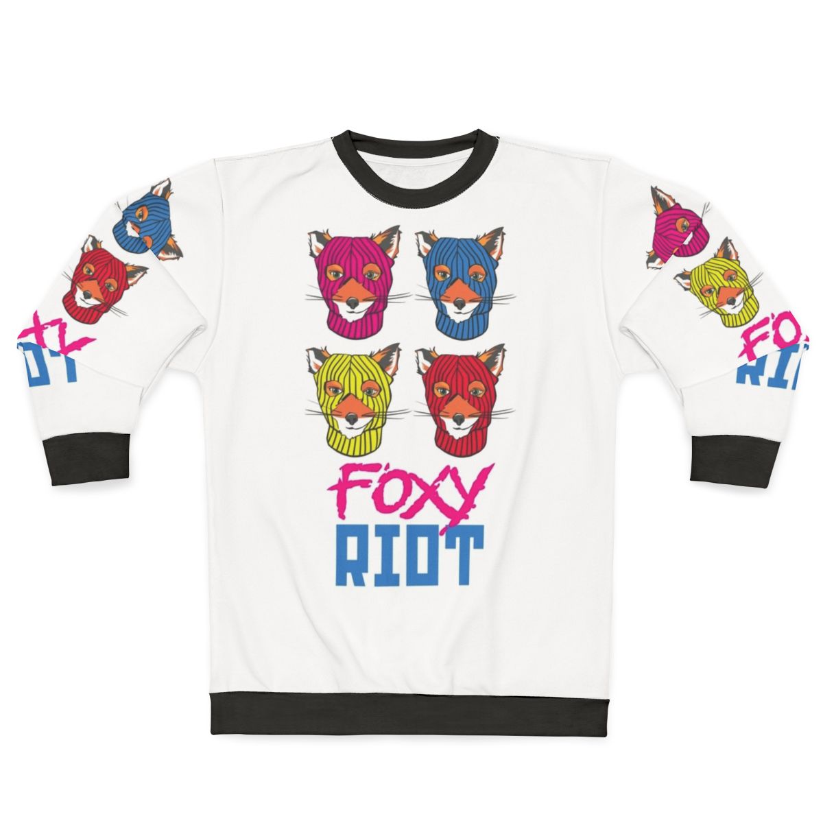 Punk fox riot sweatshirt