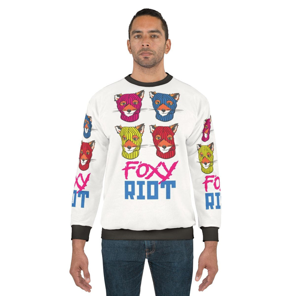 Punk fox riot sweatshirt