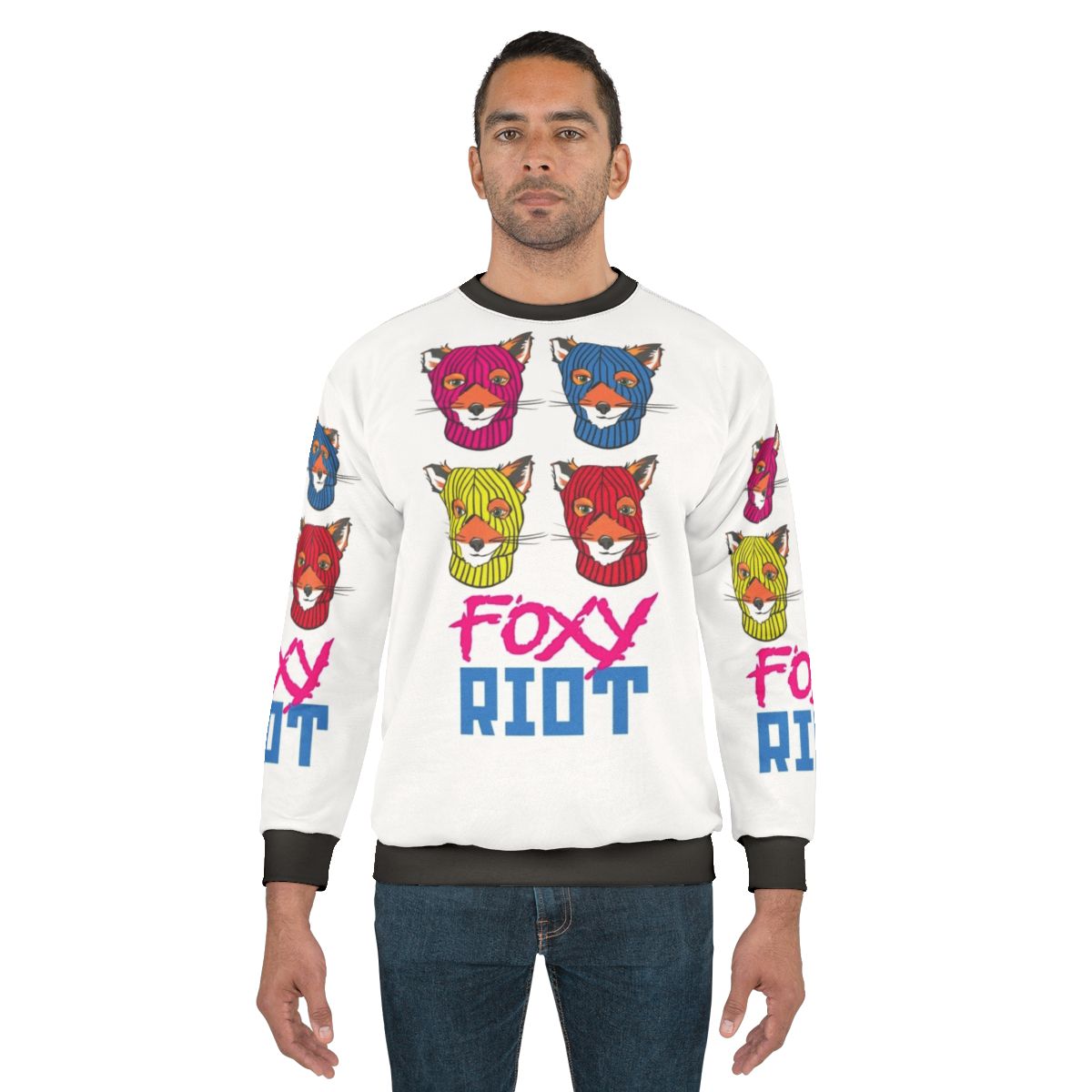 Punk fox riot sweatshirt