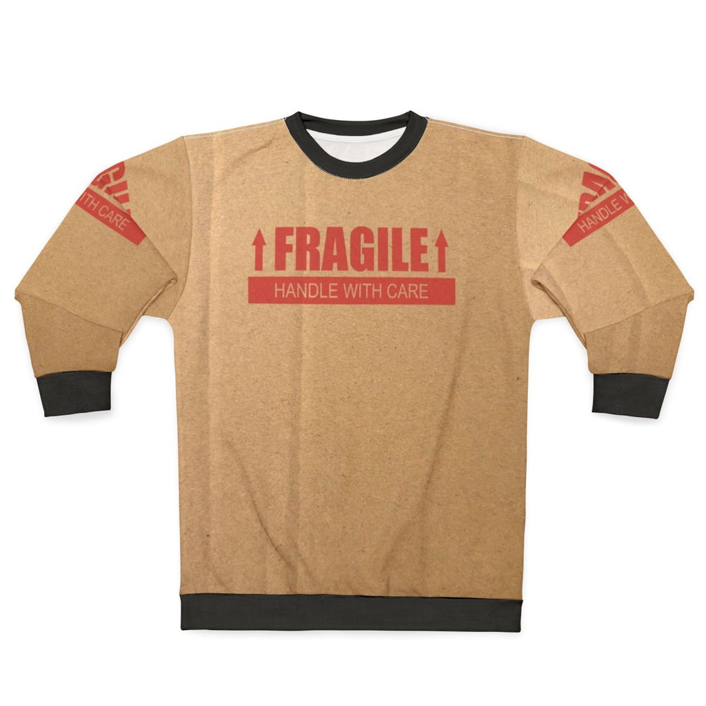 Fragile cardboard box handle with care sweatshirt