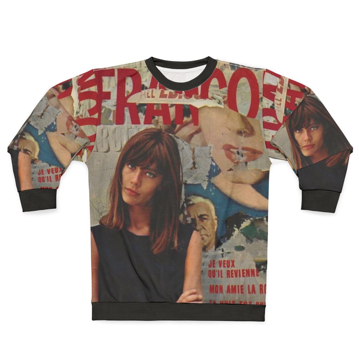 Retro Françoise Hardy Inspired Sweatshirt