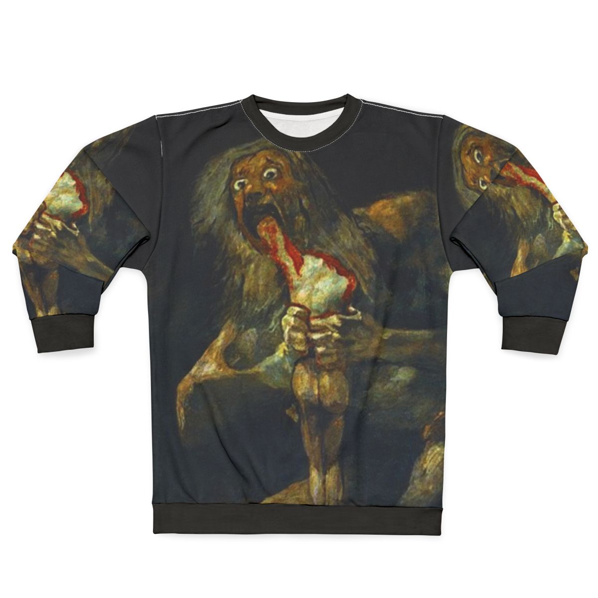 Francisco Goya 'Saturn Devouring His Son' art history sweatshirt