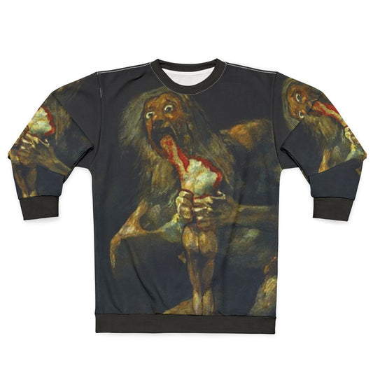 Francisco Goya 'Saturn Devouring His Son' art history sweatshirt